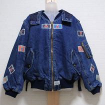 紺ポロくまゼッケンブルゾン