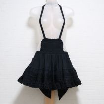 黒フリルエプロン