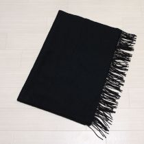 黒カシミヤブレンドストール