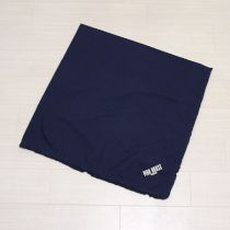 紺ロゴ入りピコフリルストール