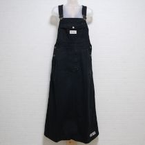 黒ロゴサロペットスカート【M】