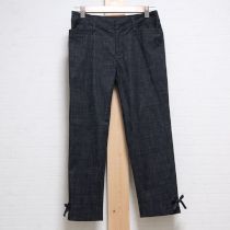 黒カメリア刺繍リボン付きパンツ【3(9号)】