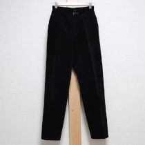黒ストレートコーデュロイパンツ【M】
