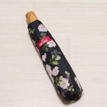 黒野薔薇折り畳み傘