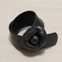 黒カメリア付きウエストベルト