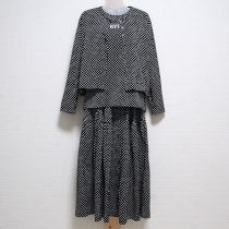 黒水玉カットソー3点セット
