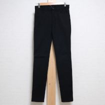 黒バックロゴステッチストレッチパンツ【7号】
