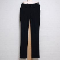 黒センター切替えストレッチパンツ【7号】