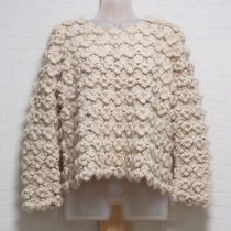 生成アンゴラクロッシェセーター