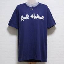 青ロゴパッチTシャツ【4(L)】