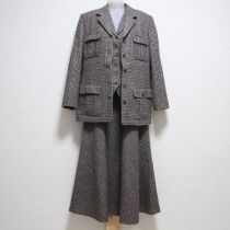 グレー系ツイード3点セット