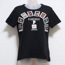 黒ワッペンTシャツ【L】
