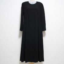 黒ジョーゼットワンピース