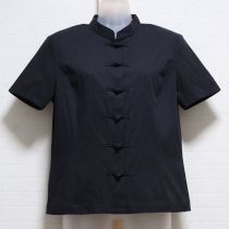 黒チャイナ風ブラウス【L】