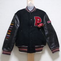 黒セーターくまスタジャン