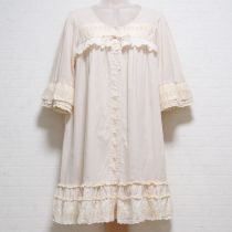 生成エンブロイダリーレース使いローンチュニック