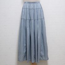 ブルーグレーローンペチコート