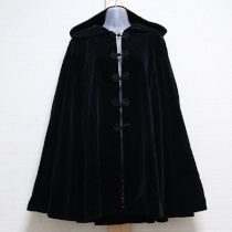 黒ベロアマント
