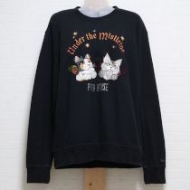 黒アンダー・ザ・ミスルトー刺繍トレーナー