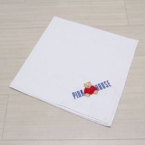 白ダッフルくま刺繍ミニストール
