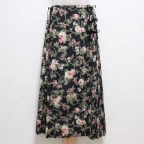 黒蔓薔薇ポリ巻スカート