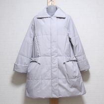 グレー中綿リボン使いコート【3(9号)】