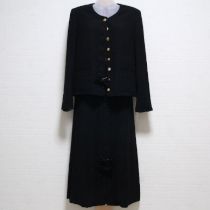 黒水玉使い金ボタンスーツ【M】