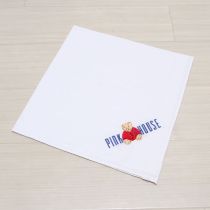 白ダッフルくま刺繍ミニストール