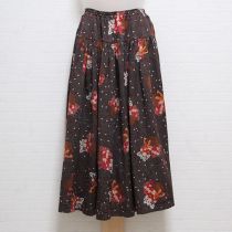 こげ茶薔薇かごカットソースカート