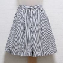 グレーストライプショートパンツ