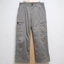 グレー系ロゴパッチカーゴパンツ【XL】