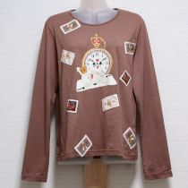モカワンダーラビットプリントカットソー【4(L)】