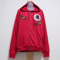 赤ブラックキャットスウェットパーカー