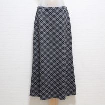 黒系アーガイル模様カットソースカート