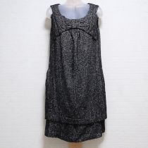 黒リボン使いツイードワンピース【9号】