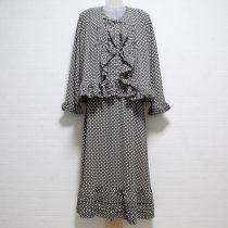 グレー水玉ポリ3点セット