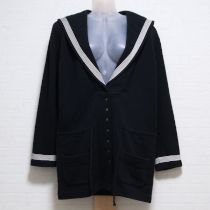 黒セーラーカットソーカーディガン