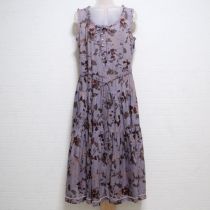 パープル野苺の森ワンピース