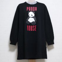 黒パンダスウェットチュニック