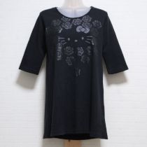 黒キティコラボカットソーチュニック