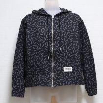 黒ロゴモノグラムスウェットパーカー