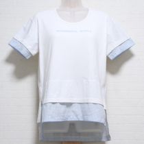 サックスギンガム使いレイヤー風Tシャツ