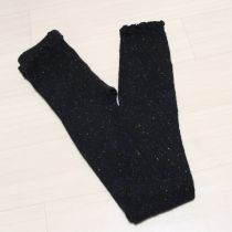 黒カラーネップレギンス