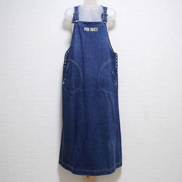 紺ロゴデニムジャンパースカート - ピンクハウス通販｜リサイクル
