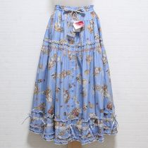 水色トラベルバニースモッキングスカート
