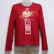 赤かご苺長Tシャツ【M】