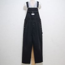 黒ヘリンボーンオーバーオール
