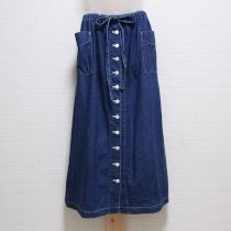 紺ソフトデニムスカート