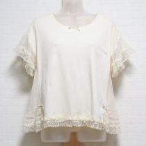 生成チュール使いカットソー