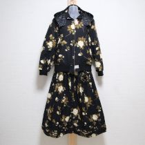 黒メモリアルローズゼッケンブルゾン&吊スカート
